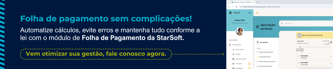 folha de Pagamento da StarSoft. Fale conosco.